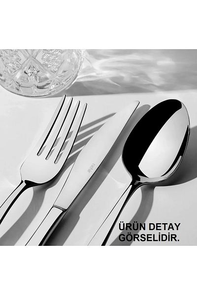 Nehir Elegant Premium Mother of Pearl Coated 36-Piece Colorful 6-Person Fork Spoon Set