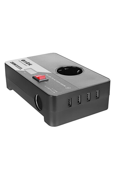 Genel Markalar Sl-200w-12 200w Dc12v-ac230 Çakmaktan Power Inverter