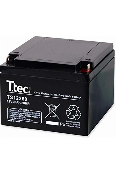Ttec Ttec 12v 26a Bakımsız Kuru Akü