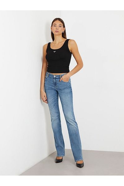 Guess Pantaloni sexy din denim drepti