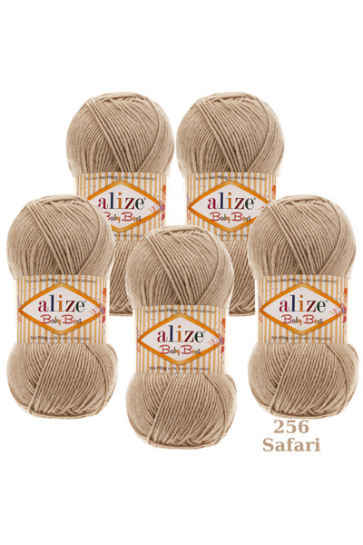 Ravepi Collection Alize Baby Best Pachet de 5 fire de tricotat manual Cod de culoare: 256