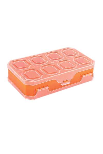 Alpha Organizer Duplex 10 Compartment Screw Washer Dowel Bead Collector Box ASR-5020 (21.3x12.5x5 cm)