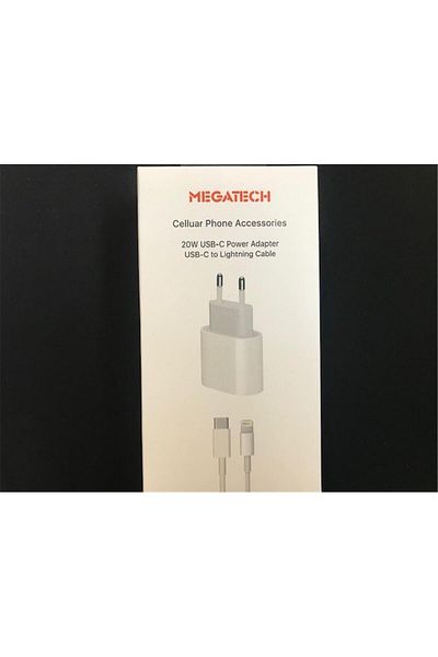 MEGATECH 20w Usb-c Power Adaptör Usb-c To Lightning Kablo