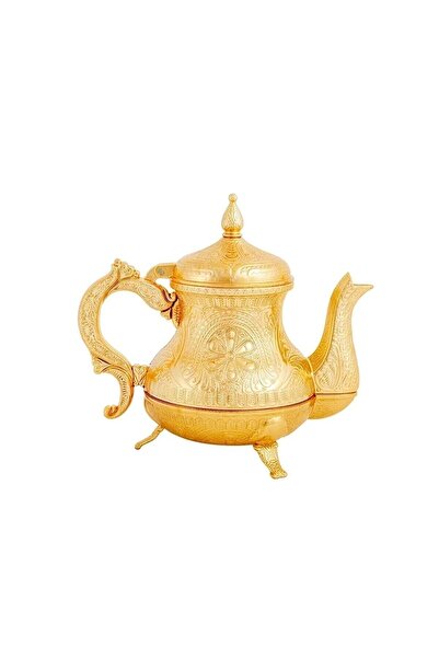 KT HOME Çaydanlık Zamak Döküm Dekoratif Ibrik Dekor Hediyelik Demlik