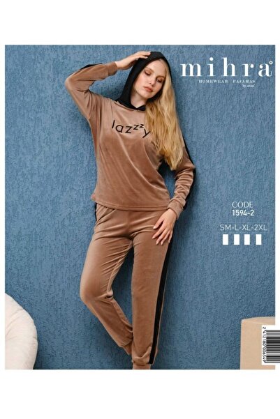 Mihra بدلة بيجامة مخملية 1549-2