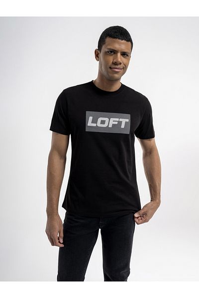 Loft lf 2035780   Μοντέλο ανδρικό μαύρο μπλουζάκι