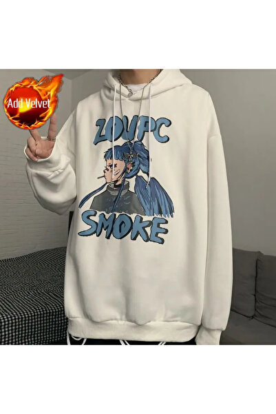 Drippy Adam - Anime Manga Muške majice s kapuljačom Crne Štampano Hoodies Ove...