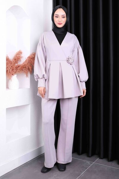 İmajButik Στολή κατάδυσης με γκρι πλισέ παντελόνι