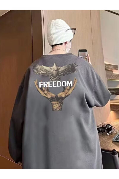 Drippy Muške dukseve - Freedom Dove Štampano, hip hop moda, bela majica, homb...