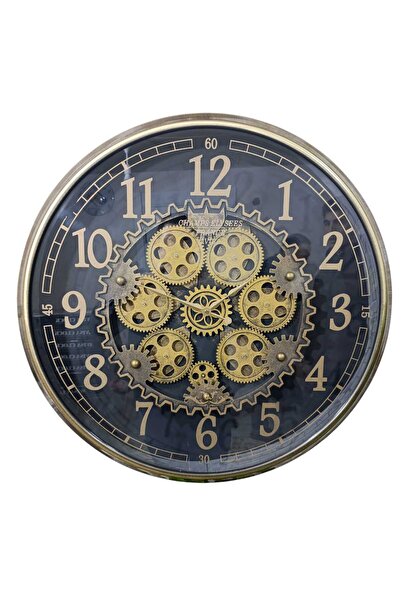 ULAS 403-ÇARKLI METAL KASA ANTİK DUVAR SAATİ