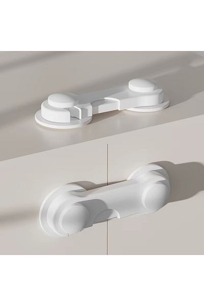AGUBUGU BABY - White Cabinet Lock - 4 Pieces