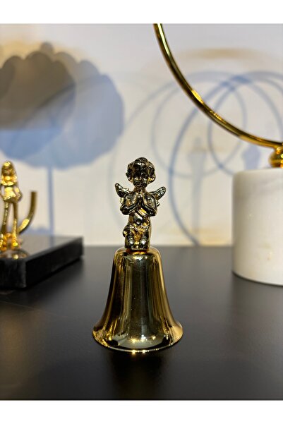 Mercan Tasarım Atölyesi DUA EDEN MELEKLİ ÇAN MUM SÖNDÜRÜCÜ-GOLD