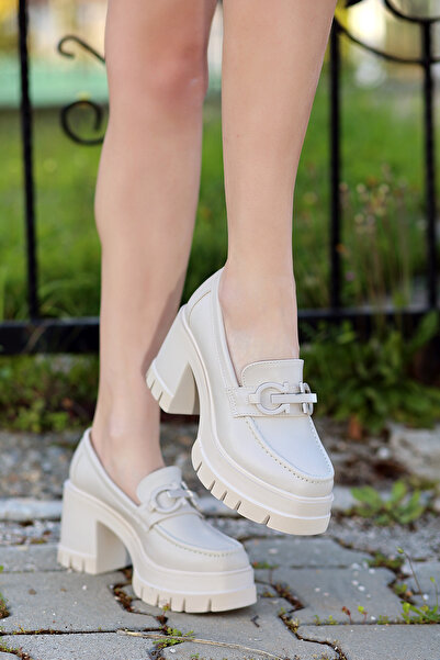 GİNZA MODA Nunes Platform Heel Loafer
