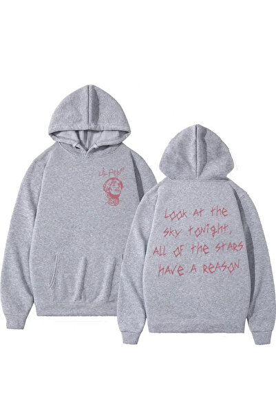 Drippy Rapçi Lil Peep tur konser Hoodie erkek Hip Hop moda ak ak Unisex at uz...