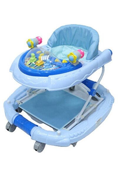 BabyCara مشاية أطفال 2 في 1 هزازة بارتفاع قابل للتعديل مع ألعاب