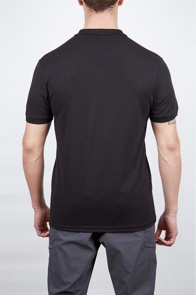 Alpinist Ανδρικό μαύρο μπλουζάκι πόλο Roc (AL 600603 -SYH)