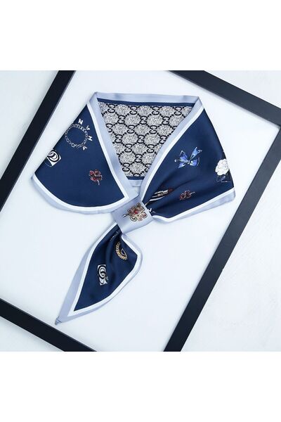 ElevaGlam Kravat Eşarp Aksesuar Desenli