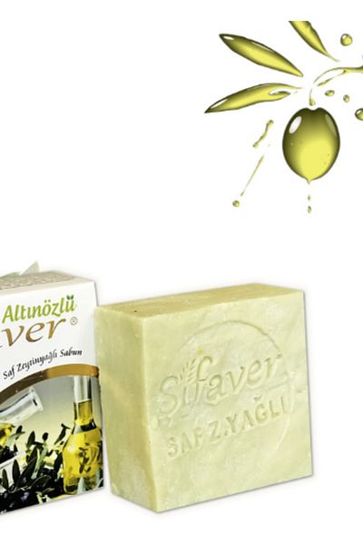 Efsoon Organics صابون زيت الزيتون النقي الطبيعي المصنوع يدويًا 125 جرام × 3 قطع
