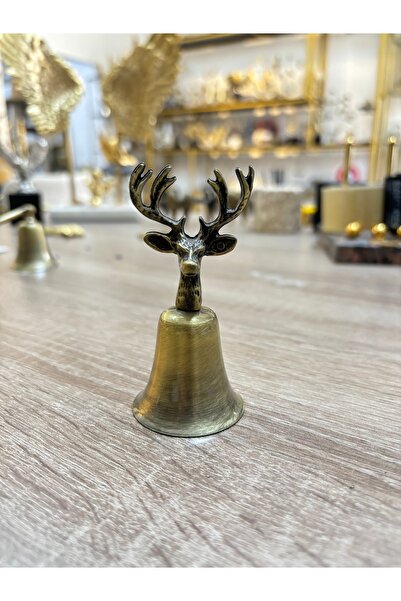Mercan Tasarım Atölyesi GEYİK KAFALI ÇAN MUM SÖNDÜRÜCÜ-ANTİK