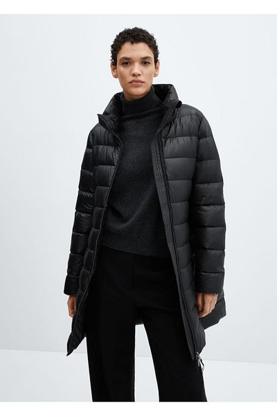 MANGO Woman Waterproof Feather Filled Anorak