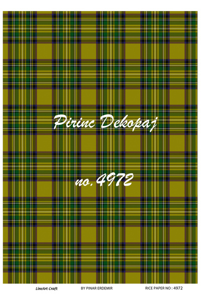 LİNEART ورق ديكوباج نحاسي Lineart رقم: L4972 - 29x42 سم