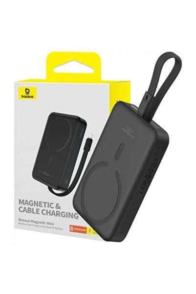 Baseus Magnetic Mini Magsafe 10000mah 20w Lightning Kablolu Powerbank Iphone ...