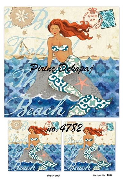 LİNEART ورق ديكوباج نحاسي Lineart رقم: L4782 - 29x42 سم