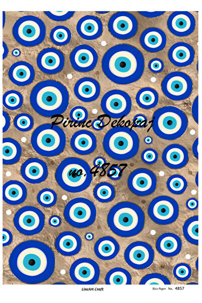 LİNEART ورق ديكوباج نحاسي Lineart رقم: L4857- 29x42 سم