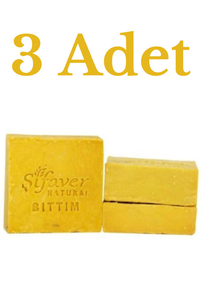 Efsoon Organics Natural Handmade Authentic Bıttım Soap 125Gr X 3 Pieces
