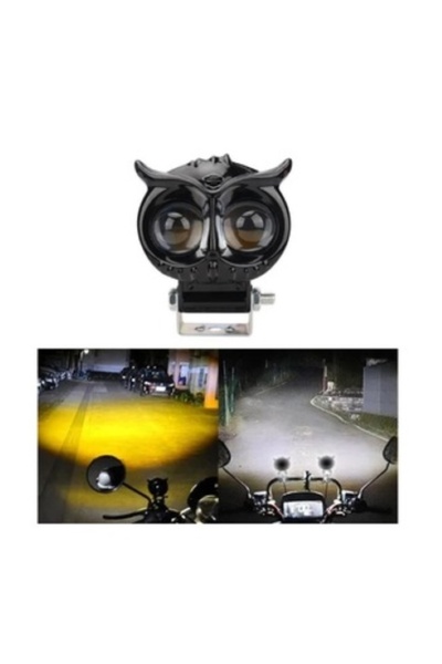 APEXİ Arazi Motoru  Led Lamba 1 Adet- Yüksek Işık Sarı ve Beyaz