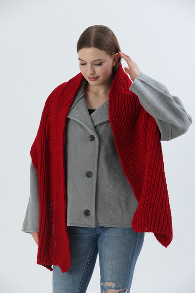 Sheilar Selanik Örgü Triko Atkı