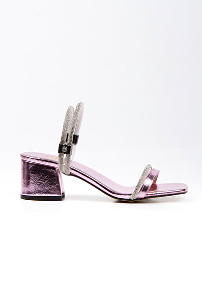 UYEGE Amora Seri Pembe Kadın Topuklu Abiye Ayakkabı