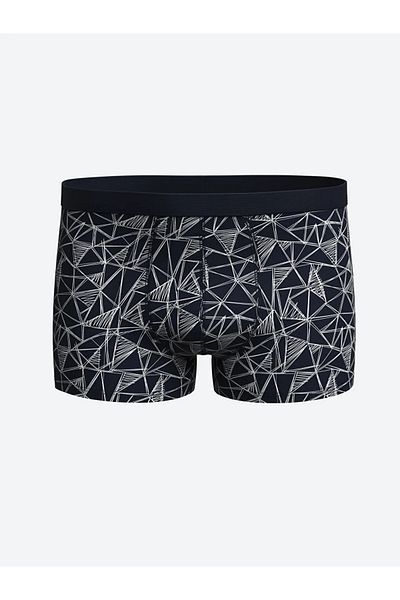LC Waikiki Ανδρικό μπόξερ 3 τεμαχίων Navy Blue Standard Fit Cotton Flexible