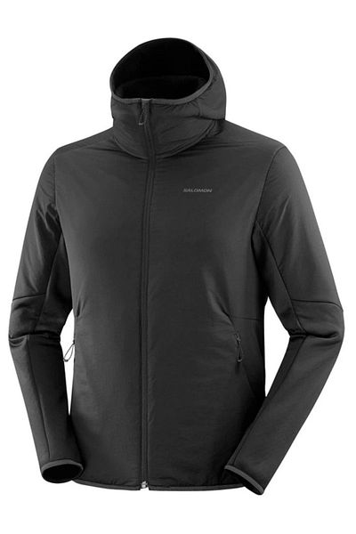 Salomon Outline Hybrid Warm Hd Primaloft ®   Thermoplume Insulation Men's Coat Black