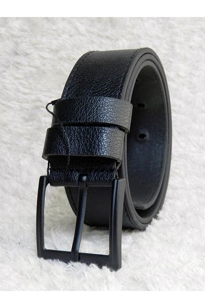 Shine Leather Мъжки спортен колан - 3 части, съвместим с деним плат