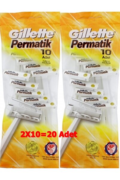 Gillette Lame de ras Gillette Durabili, de unică folosință, 10 bucăți (2 pach...