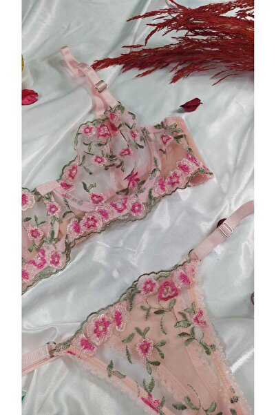 Masal Lingerie SET BRATETE FĂRĂ UȘI FEMEI (SUTIEN&TANGA)