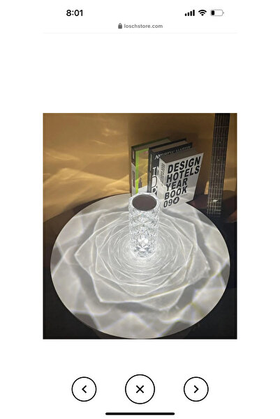 Tasarım Kristal Elmas Masa Lambası: USB Şarj Cihazı ile 3 Renk Değiştiren Dokunmatik Kontrollü