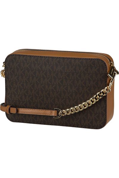 Michael Kors Umhängetasche Jet Set Medium Camera Bag Mk Signature