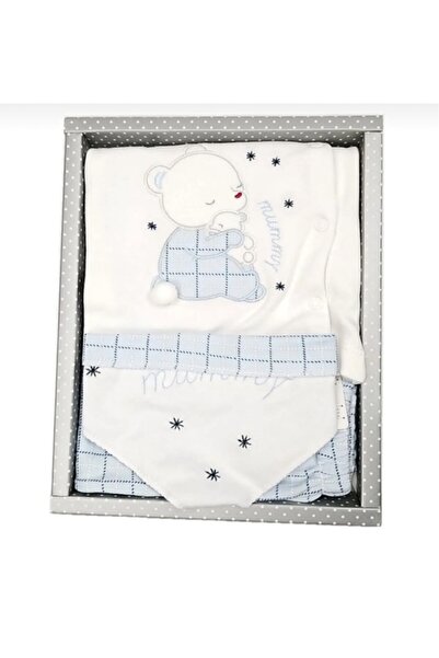 Little Baby Ayıcık'lı %100 Pamuk 5'Li Hastane Çıkışları