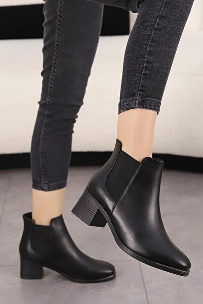 kajal ayakkabı CLN 003 Cizme cu toc cu detaliu din cauciuc