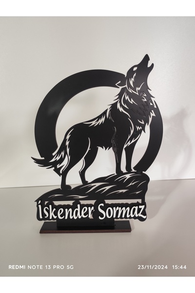 3D Hediye Dünyası Masaüstü ülkücü kurt karikatürü masa üstü kurt