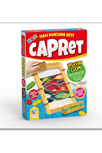Hobi Eğitim Dünyası Children's Carpet Weaving Loom Wooden Toy Canpet Carpet W...