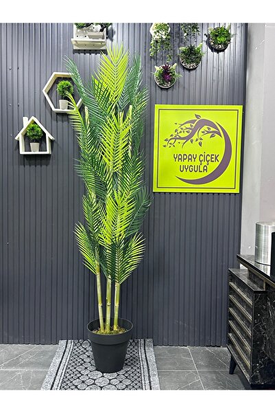 İremÇiçekçilik 180 Cm Bambu Areka Yapay Çiçek Uygula Yapay Ağaç Salon Çiçeği ...