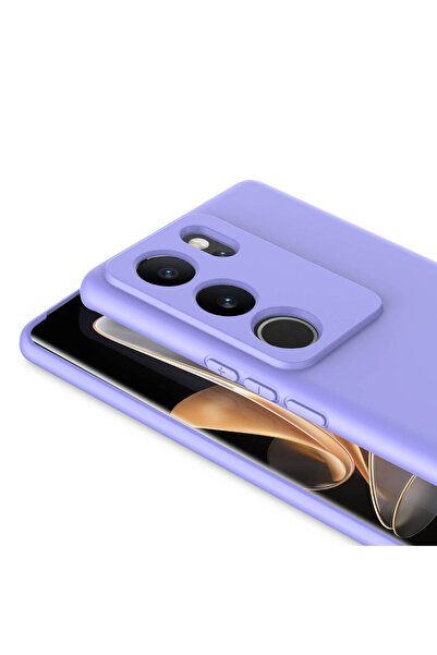 TechTrove Vivo V29 5g Kılıf Içi Kadife Süet Tasarımlı Kamera Korumalı Renkli Silikon A Kalite Lansman Kapak