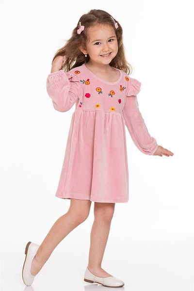 Store Velvet Floral Dress