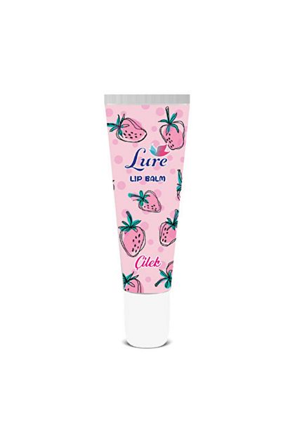 LURE Strawberry Patterned Lip Moisturizer 15 ml