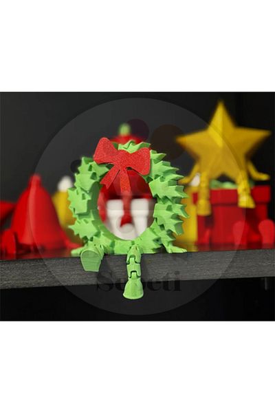 Bi'şeyler Sepeti 1 Articulated Christmas Wreath - Hands Feet Articulated Christmas Wreath