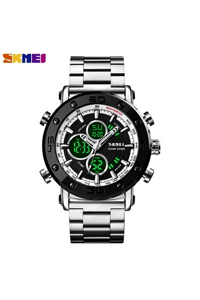 Mekanik store Skmei 1636 Digital Analog Wrist Watch for Men