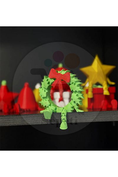 Bi'şeyler Sepeti 1 Articulated Christmas Wreath - Hands Feet Articulated Christmas Wreath